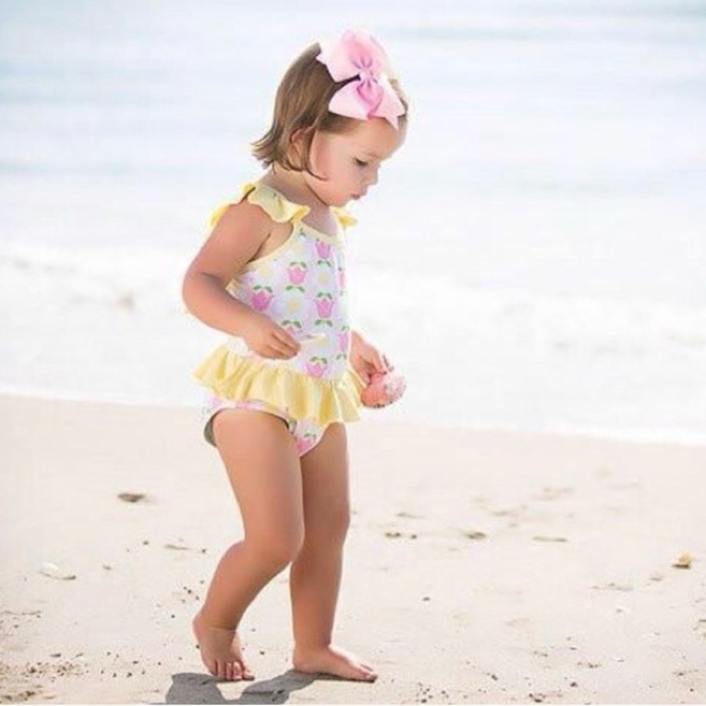 Beaufort bonnet tulips swim 3T